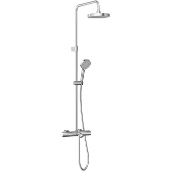 Душевая система VITRA BASE ROUND A47303EXP термостатическая, хром