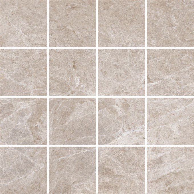 Керамогранит VITRA MARMOSTONE VITRA Мозаика Норковый Лаппато R9 Ректификат 7.5X7.5 K9513778LPR1VTE0