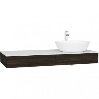 Модуль под раковину VITRA ORIGIN 120 см с выдвижным ящиком, правосторонний, темный вяз Модуль под раковину VITRA ORIGIN 120 см с выдвижным ящиком, правосторонний, темный вяз