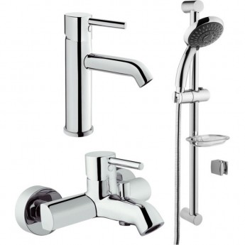 Набор смесителей и душевая штанга VITRA MINIMAX S Набор смесителей и душевая штанга VITRA MINIMAX S