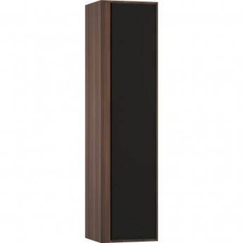 Пенал VITRA METROPOLE правосторонний, цвет сливовое дерево, фасад черное акриловое стекло Пенал VITRA METROPOLE правосторонний, цвет сливовое дерево, фасад черное акриловое стекло