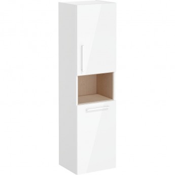 Пенал VITRA ROOT GROOVE высокий правосторонний с корзиной для белья, глянцевый белый Пенал VITRA ROOT GROOVE высокий правосторонний с корзиной для белья, глянцевый белый