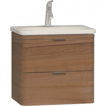 Тумба VITRA NEST с раковиной c 2мя ящиками, 60 см, с LED подсветкой, цвет натуральная древесина Тумба VITRA NEST с раковиной c 2мя ящиками, 60 см, с LED подсветкой, цвет натуральная древесина