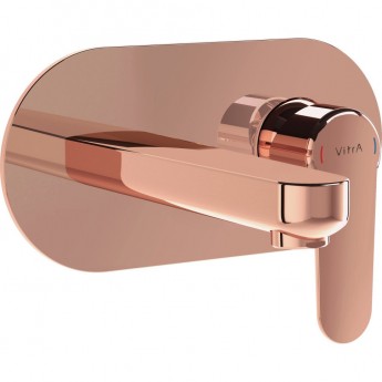 Встроенный смеситель для раковины VITRA ROOT ROUND настенный, медь Встроенный смеситель для раковины VITRA ROOT ROUND настенный, медь
